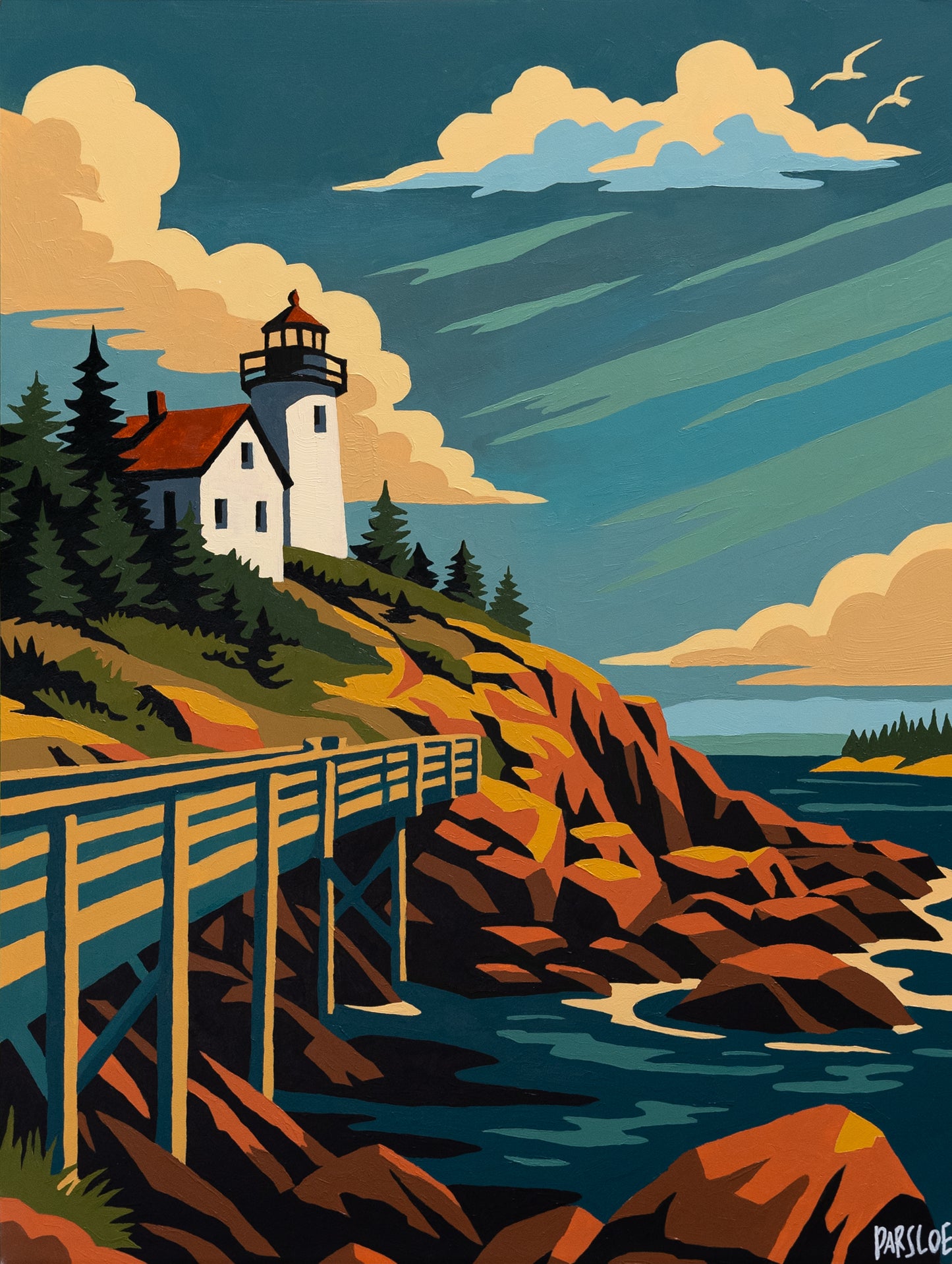 "Lighthouse Lover" Original Painting