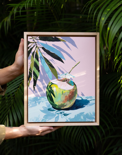"Coconut Drink" Original Painting