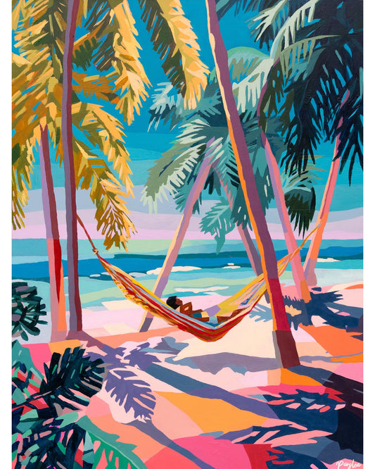 "Salt & Shade" Signed Print, Acrylic Painting